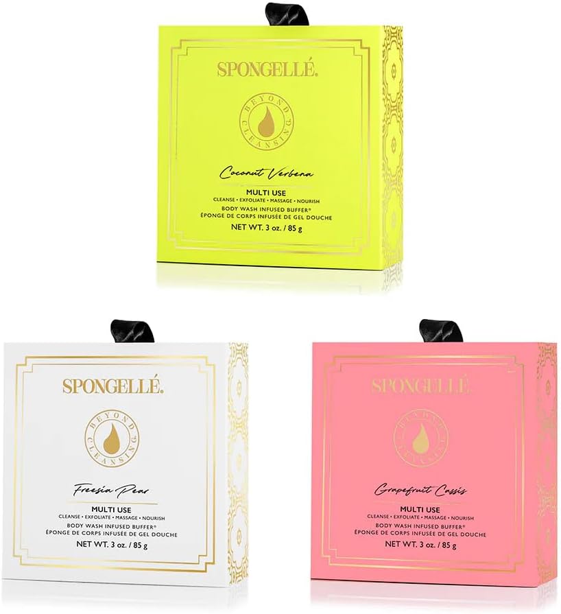 Spongelle Wild Flower Buffer Body Scrubber for Exfoliation