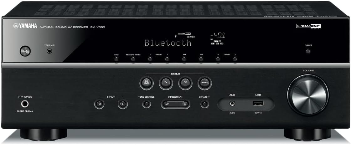 Yamaha RX-V385 5.1-Channel 4K Ultra HD AV Receiver Review