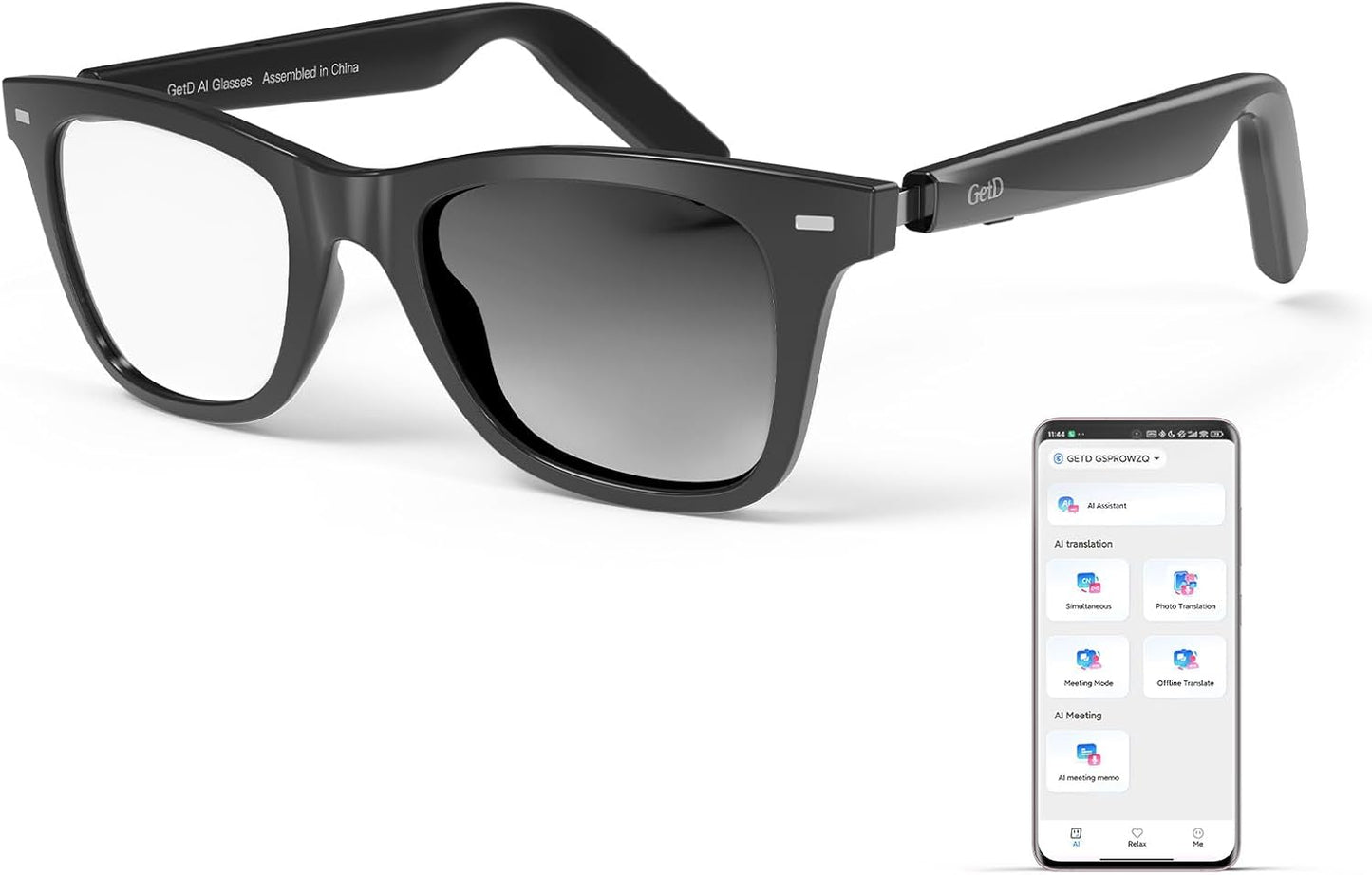 GetD AI Glasses for Men & Women with Smart Features and Style