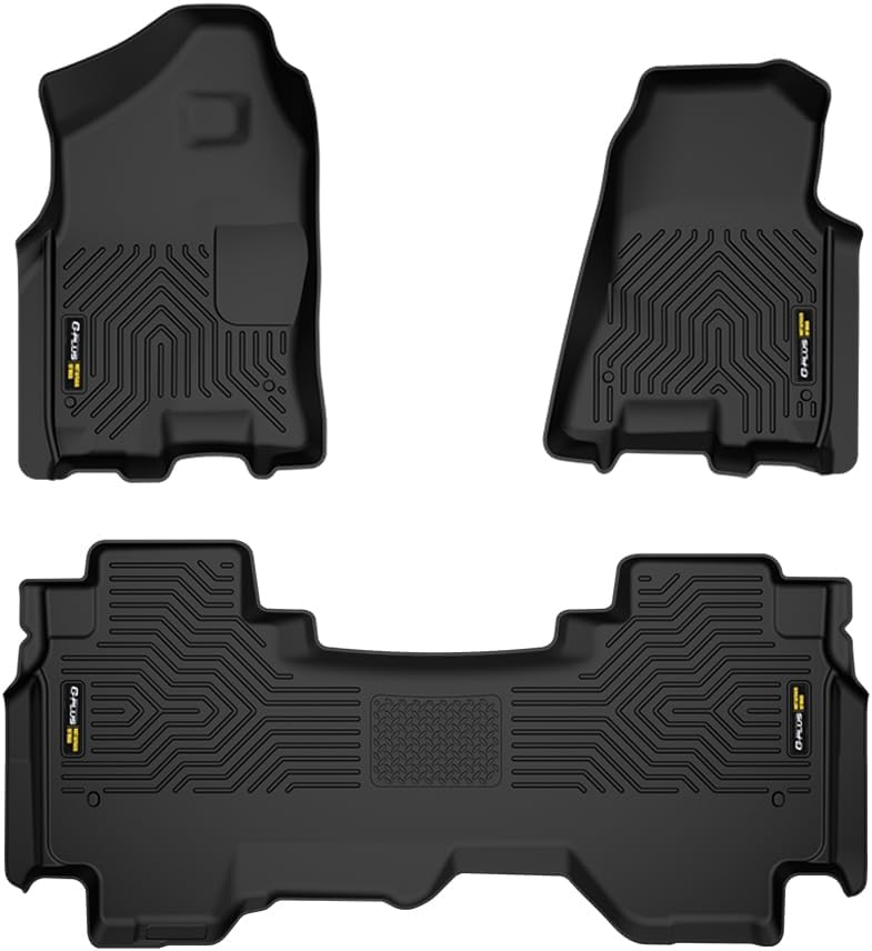 G-PLUS TPE Floor Mats for Dodge Ram 1500 Crew Cab 2019-2024