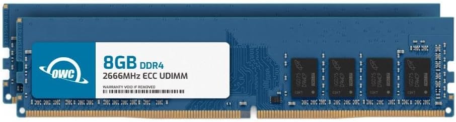 OWC 16GB DDR4 2666MHz ECC Unbuffered RAM for Workstations