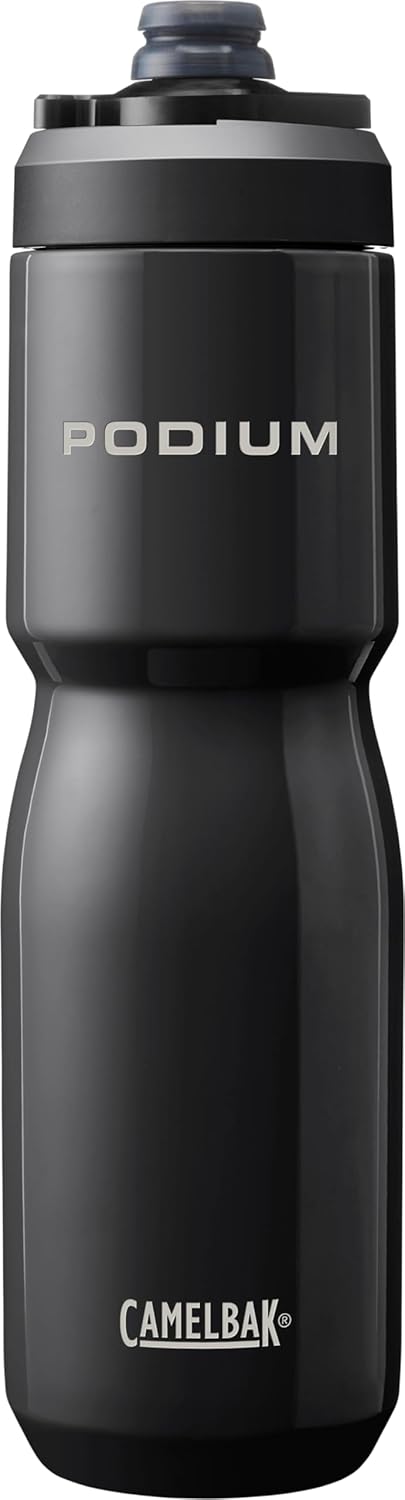 CamelBak Podium Steel Insulated Bike Water Bottle - 22oz Black