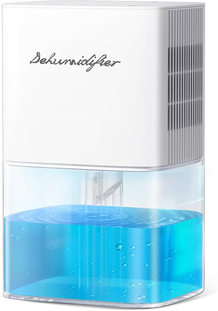Compact 1800ML Dehumidifier with Adjustable Color Lights