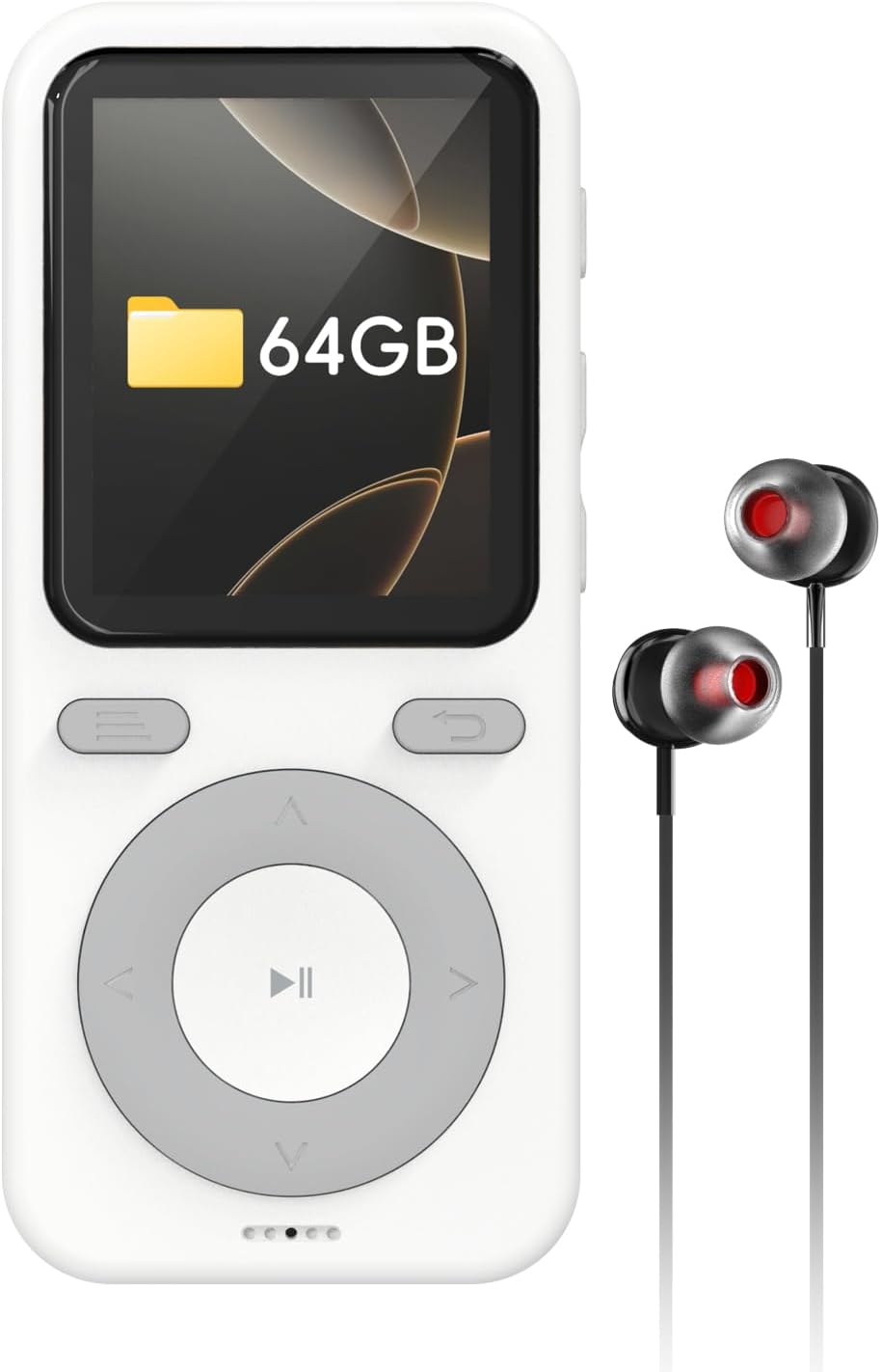 64GB Bluetooth MP3 Player with Speaker for Sports and Hiking