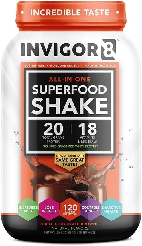 INVIGOR8 Superfood Grass Fed Whey Protein Isolate Shake Review