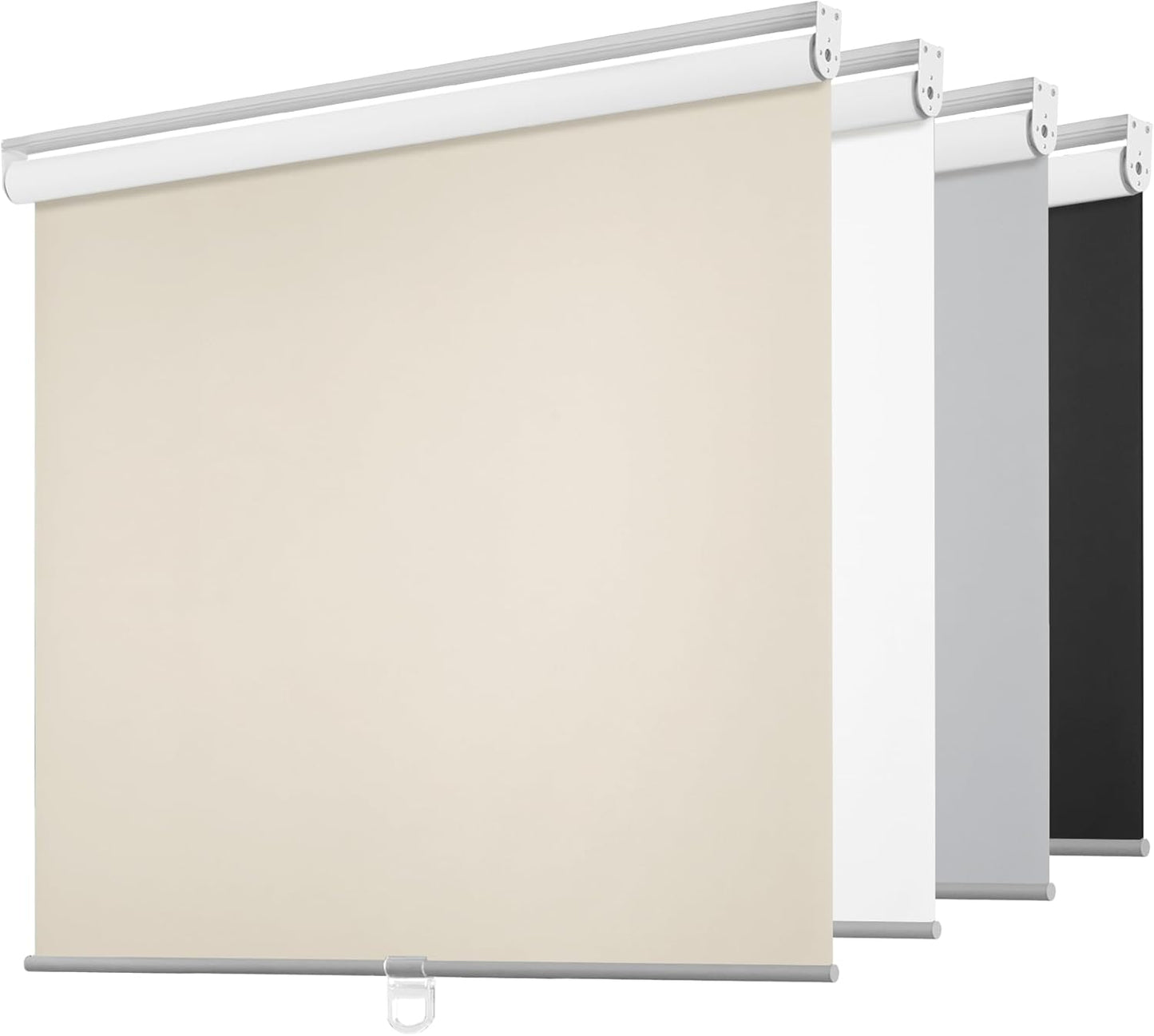 ChrisDowa Cordless Free-Stop Blackout Blinds for Windows