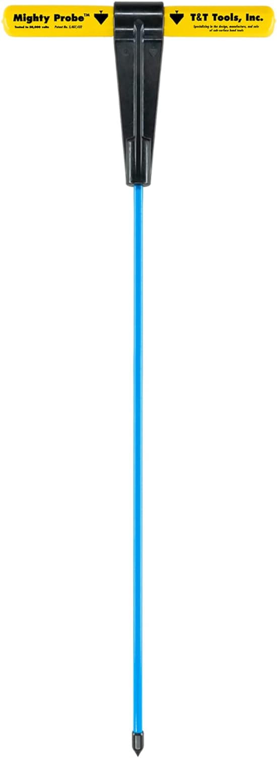 T&T Tools 72-Inch Mighty Probe Insulated Soil Probe for Landscaping