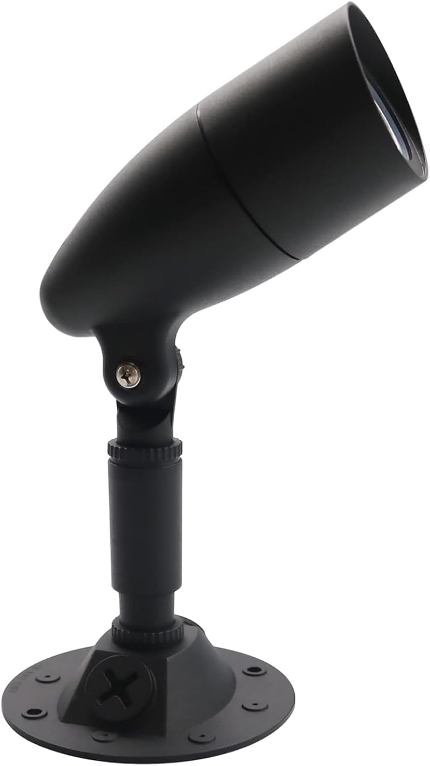 LED Black Small Hardwired Bullet Flood Light for Outdoor Use