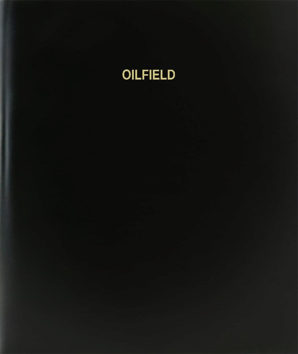 Black Hardbound Oilfield Log Book - Track & Organize Your Field Data
