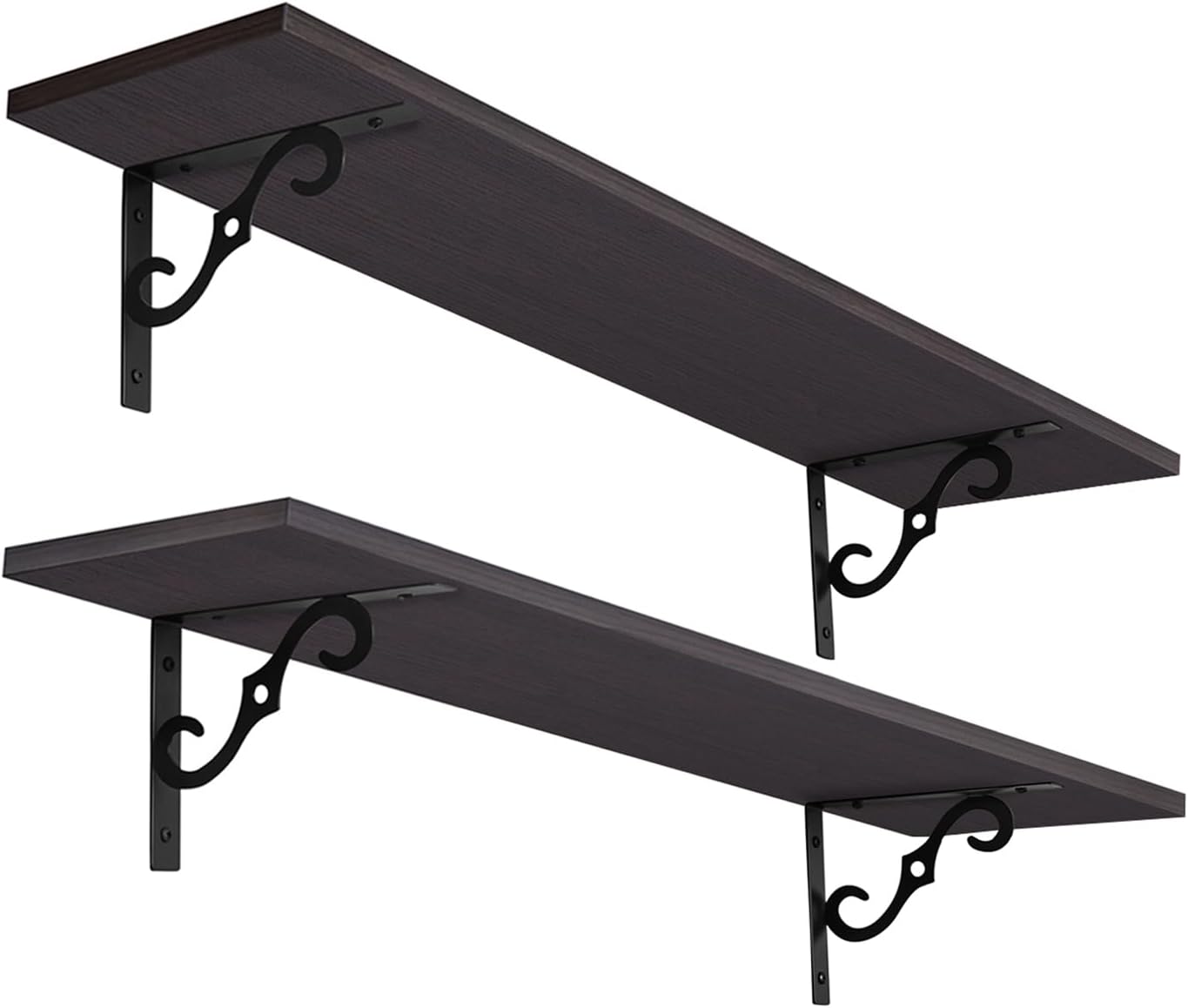 DINZI LVJ Long Wall Shelves Set of 2 for Stylish Home Decor