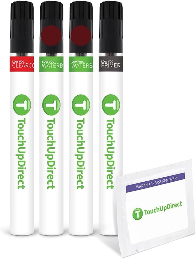 TouchUpDirect Crimson Metallic Tricoat Car Touch Up Paint Kit