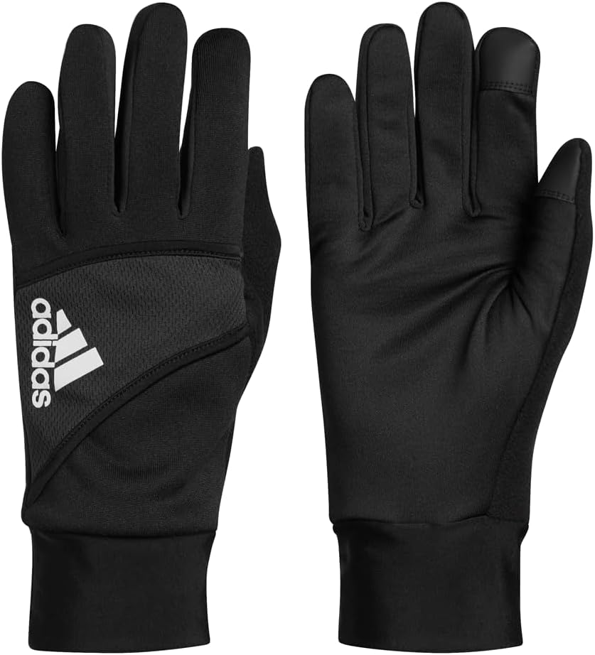 Stay Visible with adidas Reflective Black Gloves