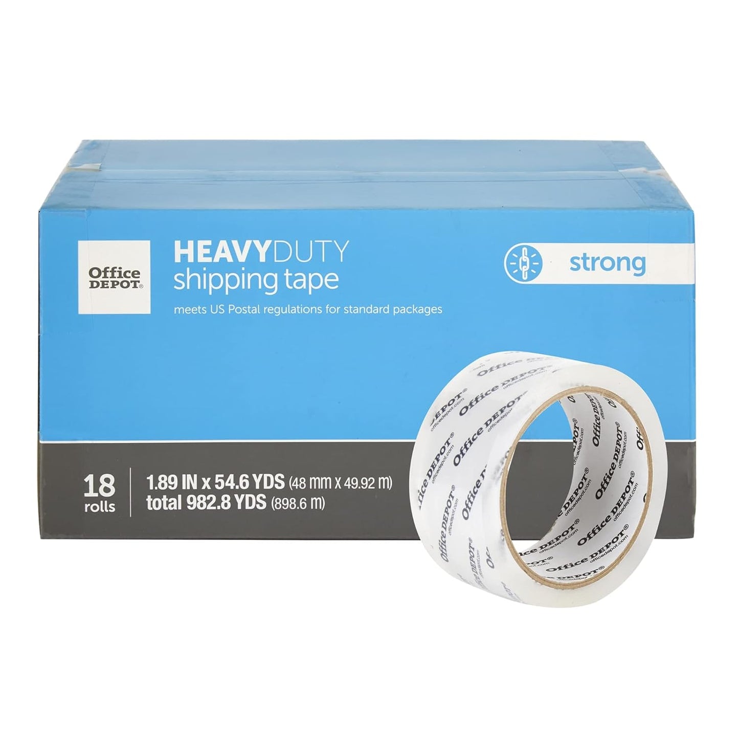 Office Depot Heavy Duty Packing Tape - Pack of 18 Rolls