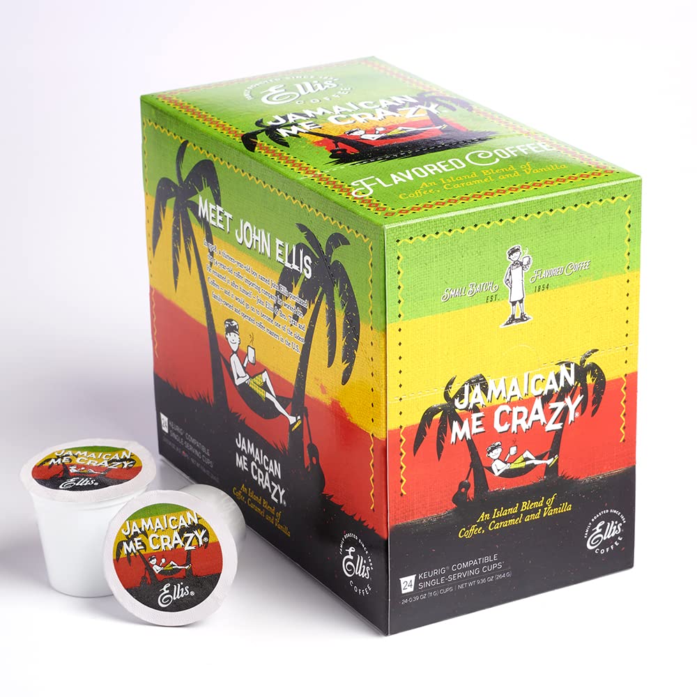 Jamaican Me Crazy Flavored Coffee Pods - 24 Pods