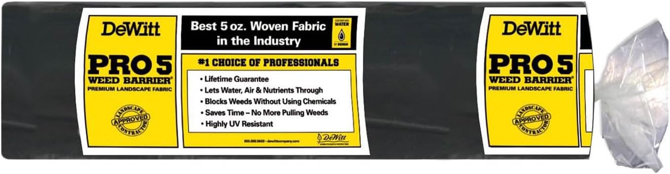 Dewitt 3 x 250 Feet Weed Block Barrier for Garden and Landscape