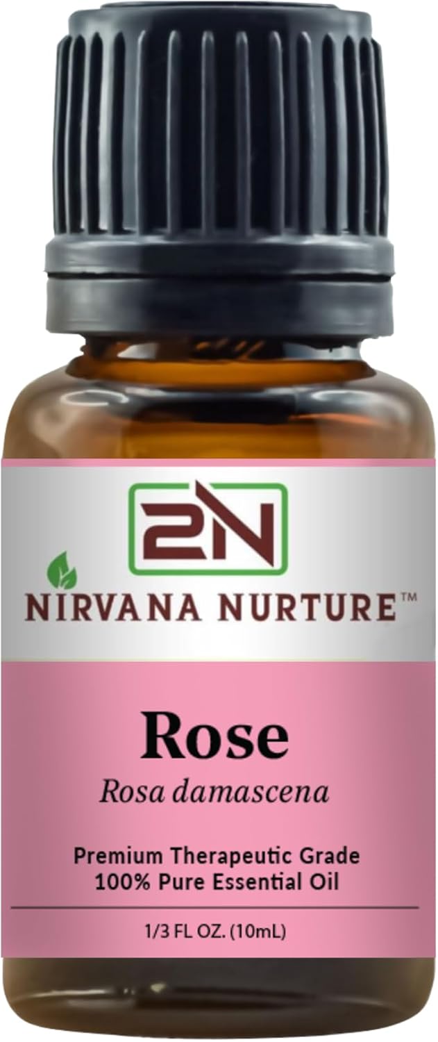 Rose Essential Oil 100% Pure for Aromatherapy and Skin Care