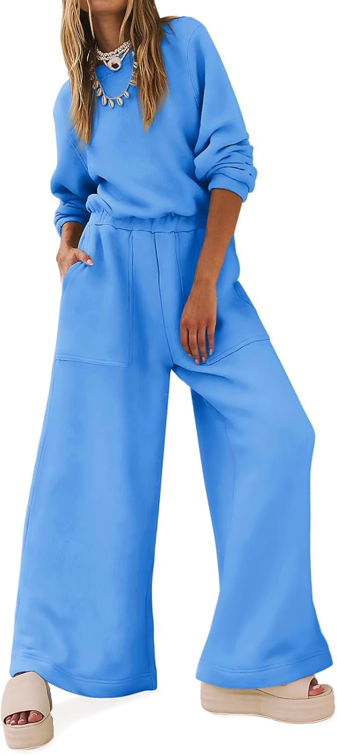 Yousify Women Trendy Rompers 2025 Wide Leg Long Sleeve Jumpsuits
