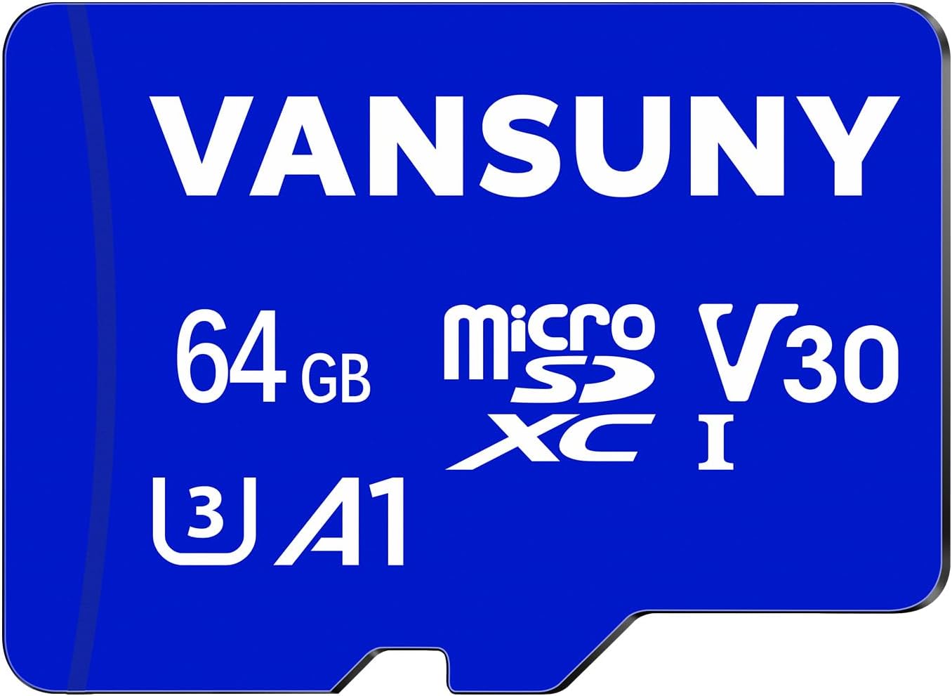 Vansuny 64GB MicroSDXC - A1 App Performance, 4K Video, Speedy Transfer