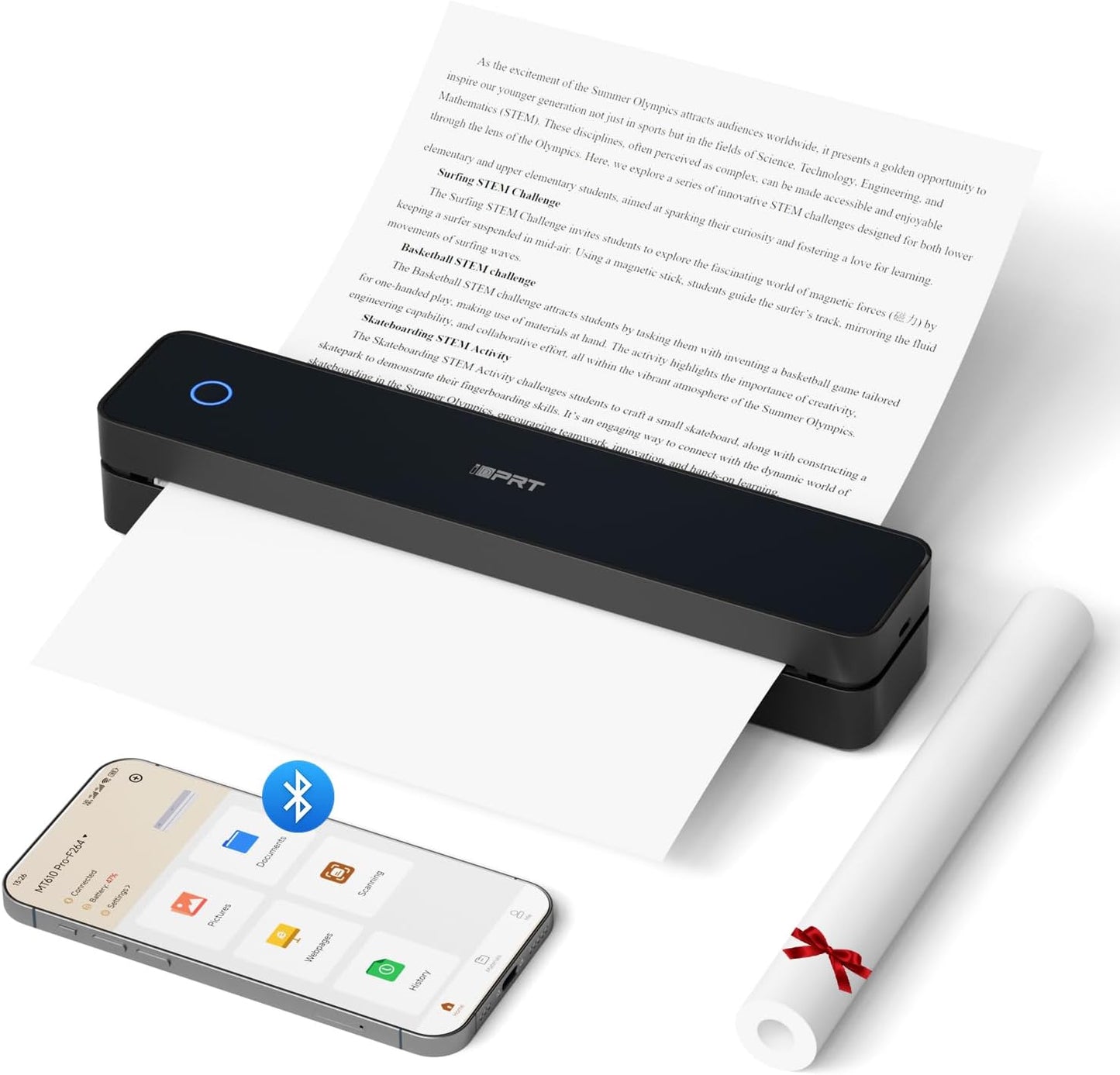 iDPRT Portable Thermal Printer MT610 Pro for Travel Convenience