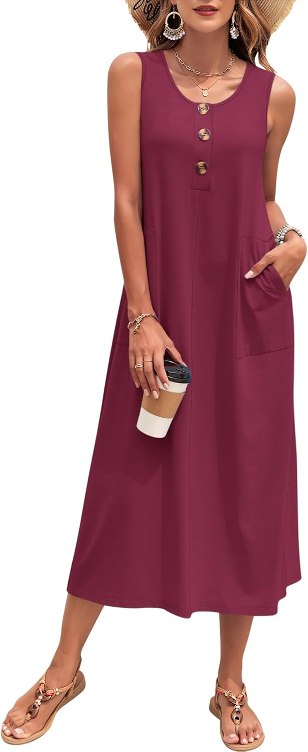 MOLERANI Women's Summer Maxi Dress for Beach and Vacation Fun