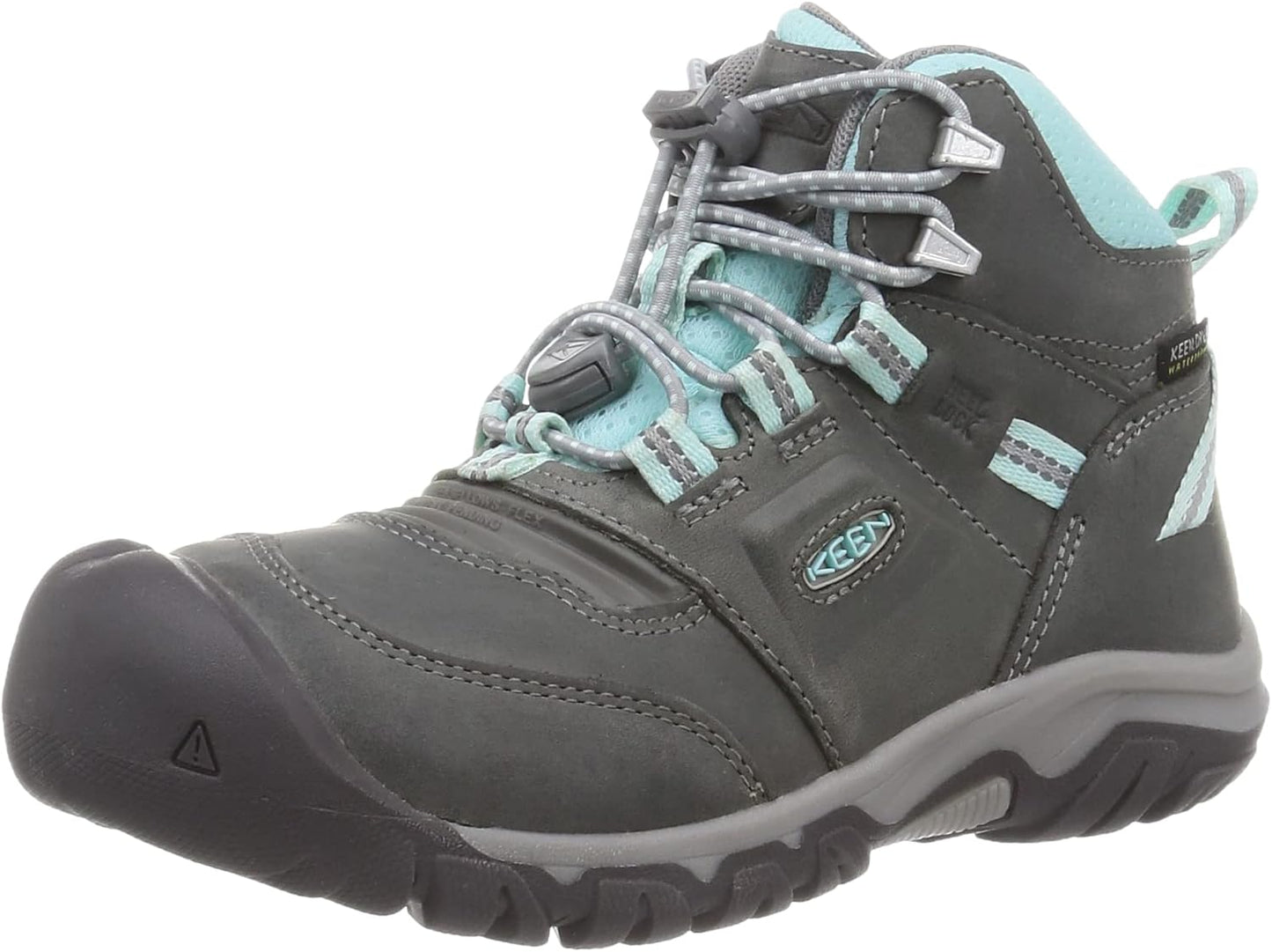 KEEN Kids Ridge Flex Waterproof Hiking Boots