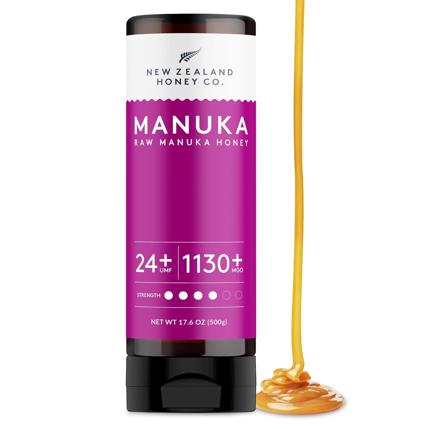 Pure Manuka Honey UMF 24+ - New Zealand Honey Co. 17.6oz