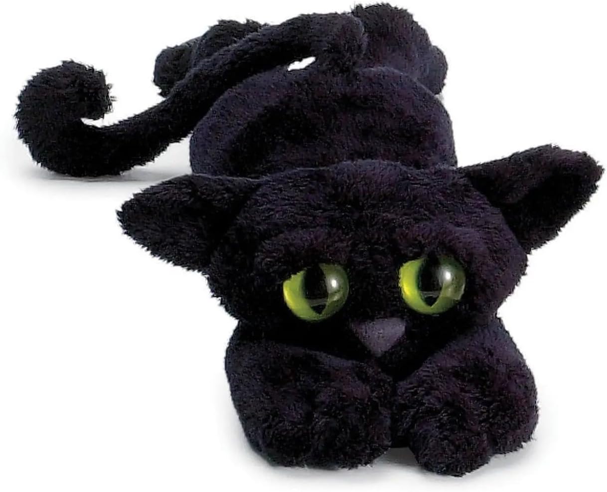 14 Ziggy Black Cat Stuffed Animal - Manhattan Toy