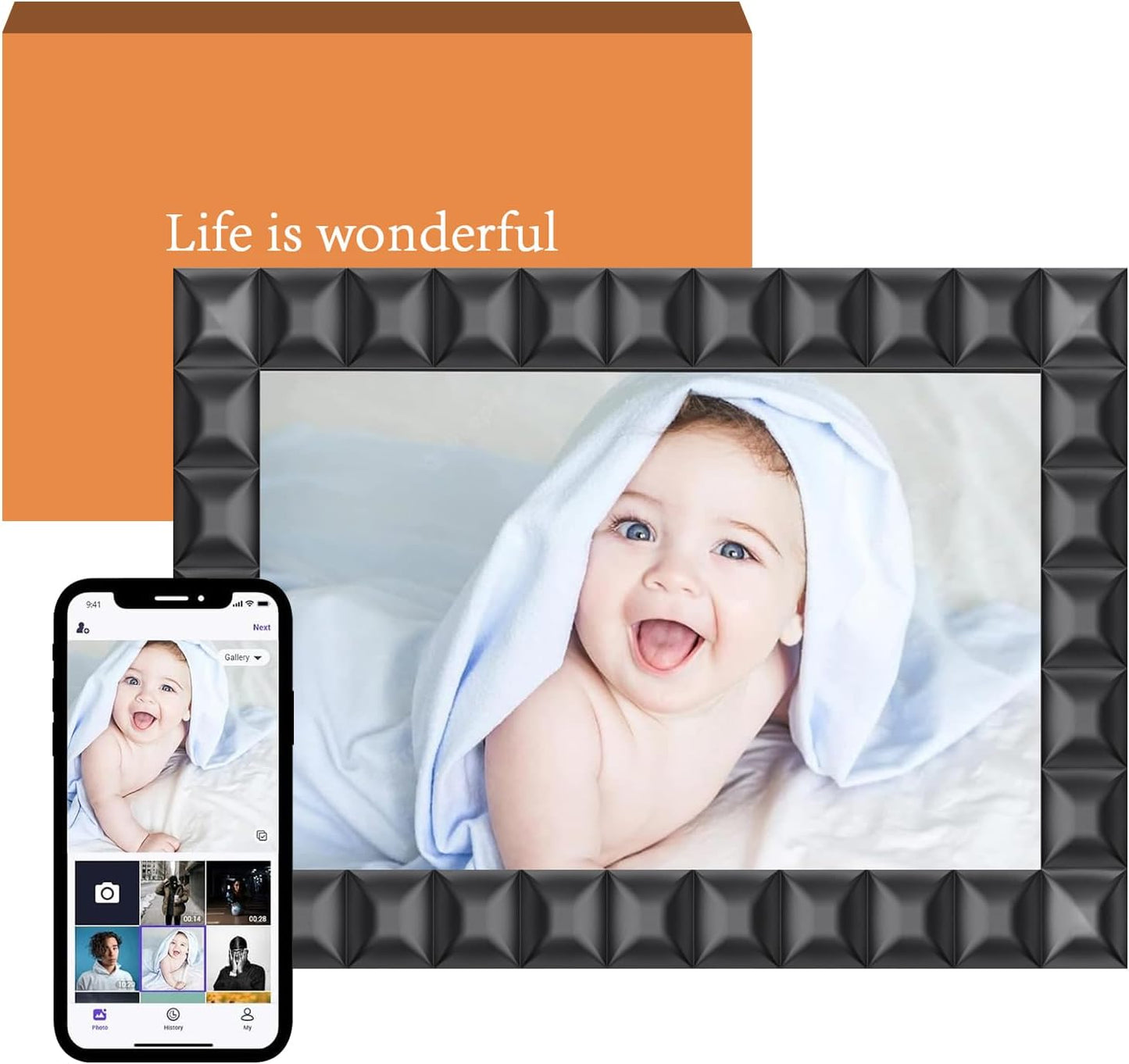 10.1 WiFi Digital Picture Frame with Smart Cloud Features