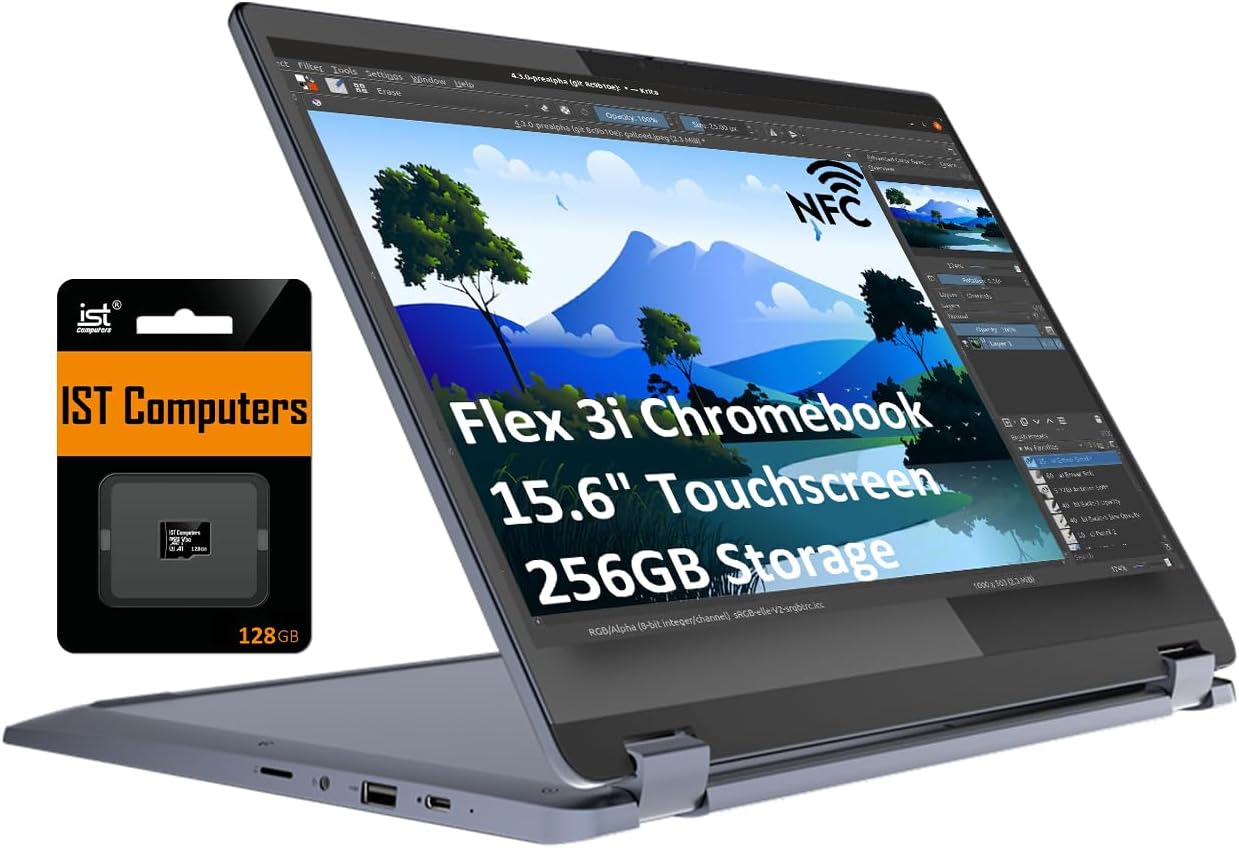 2025 Lenovo IdeaPad Flex 3i Chromebook 15.6in Touchscreen Laptop