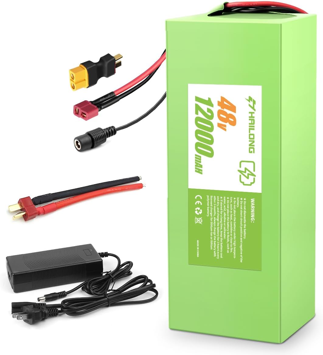 H HAILONG 48V 12Ah Lithium Ion Ebike Battery for E-Bikes