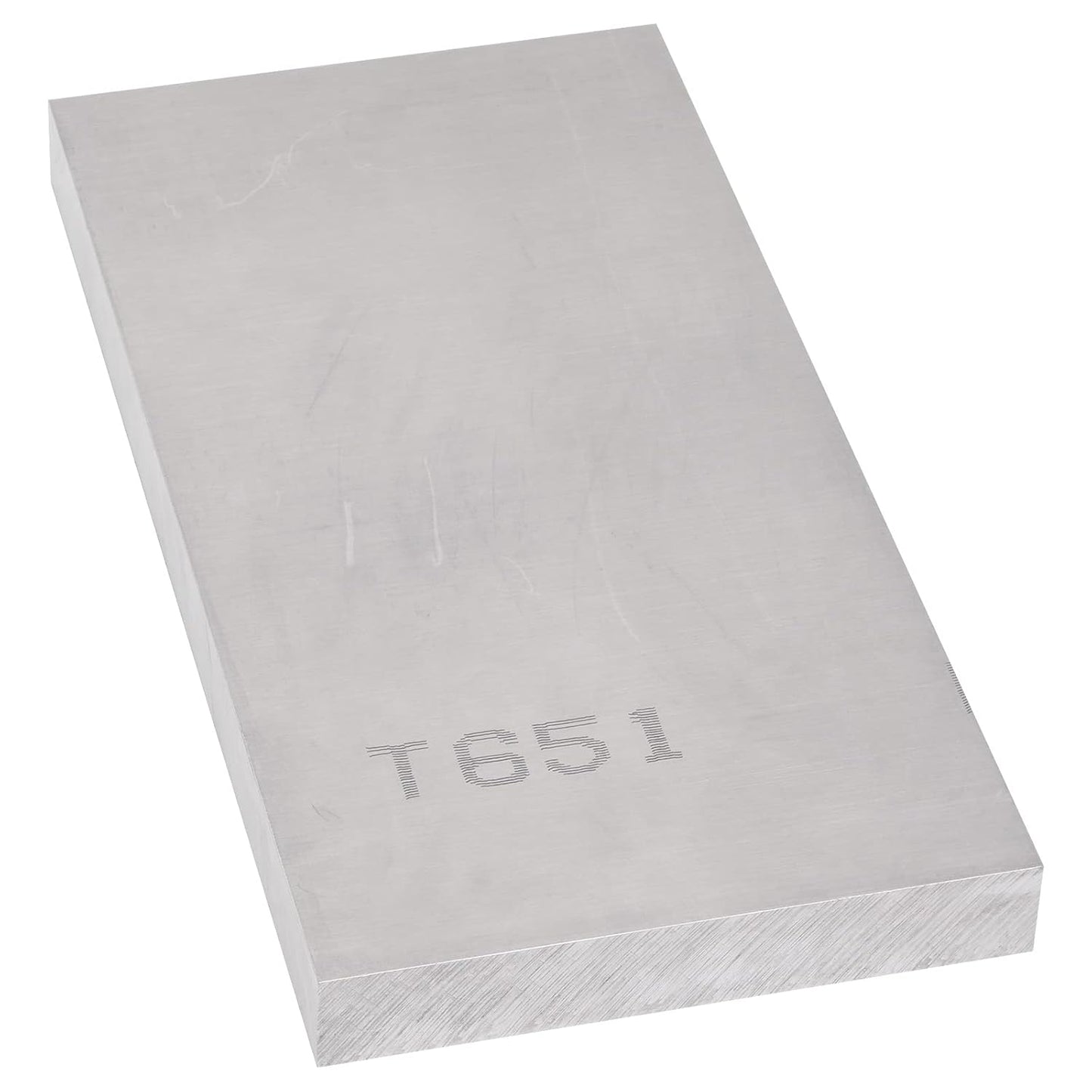 6061-T651 Aluminum Sheet 6 x 12 x 1Inch for Industrial Use