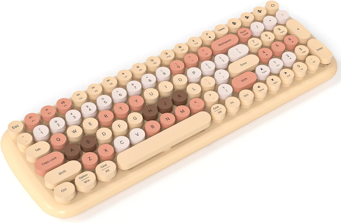KNOWSQT Milktea Wireless Keyboard - Multi Device Connectivity