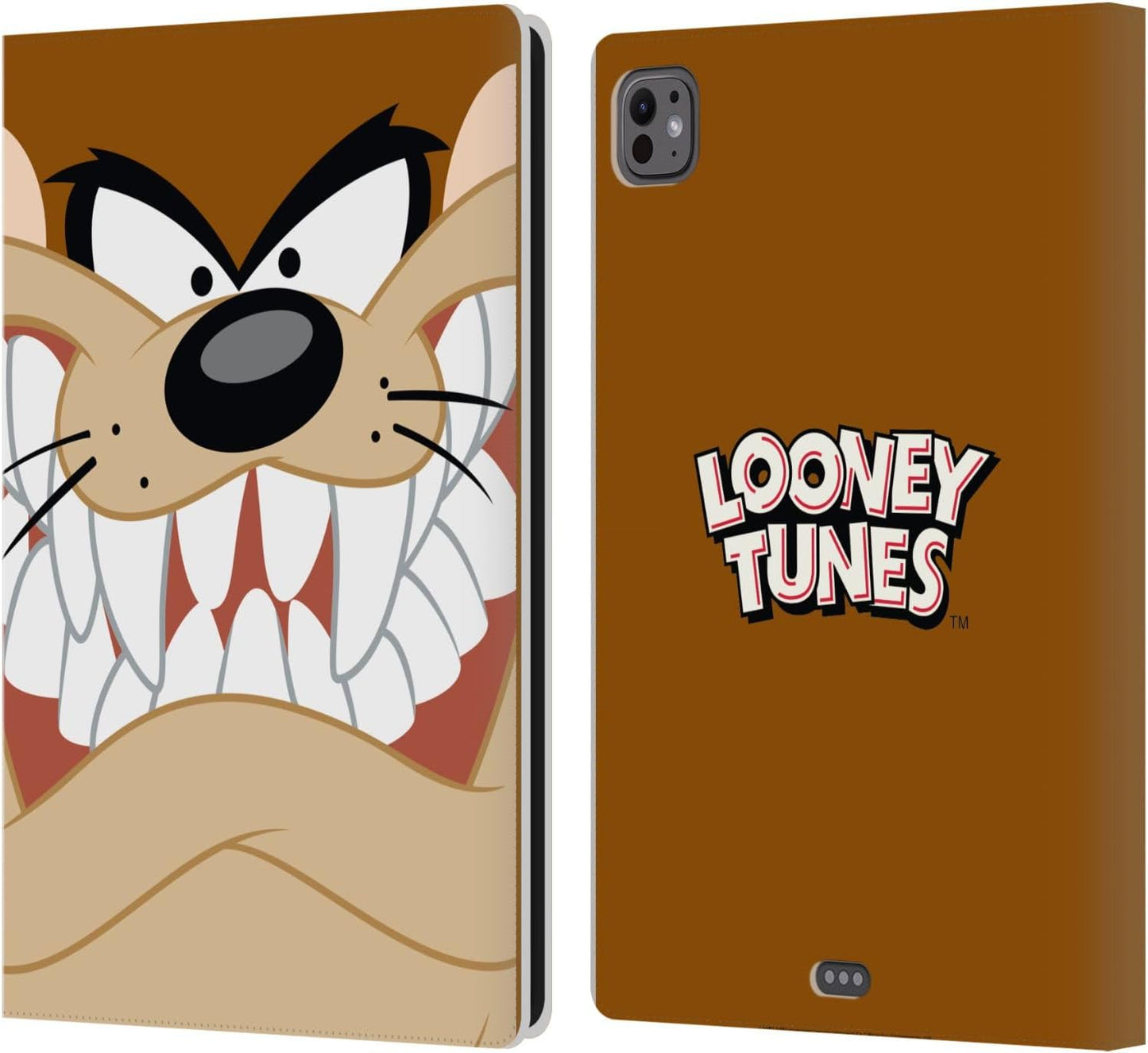 Looney Tunes Tasmanian Devil Full Face Leather Wallet Case