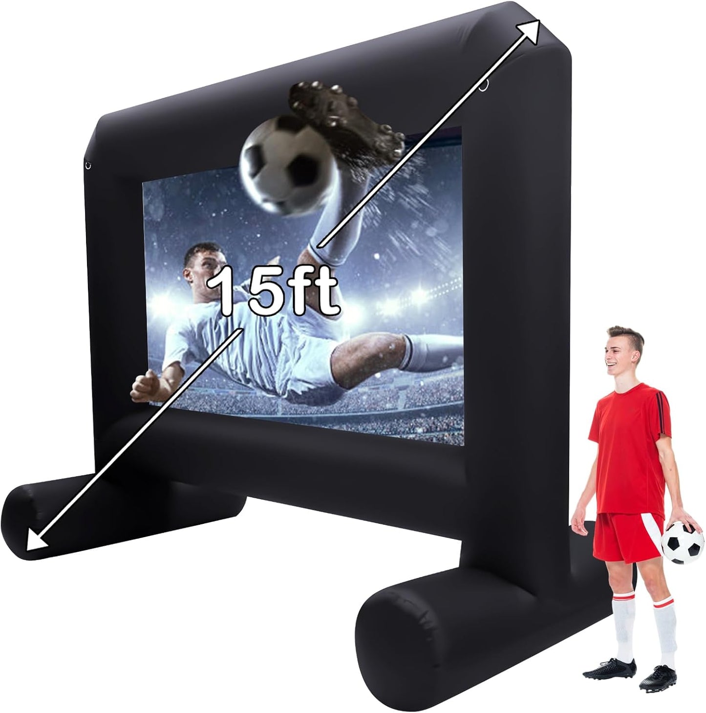 15FT Inflatable Outdoor Projector Screen - Epic Movie Nights!