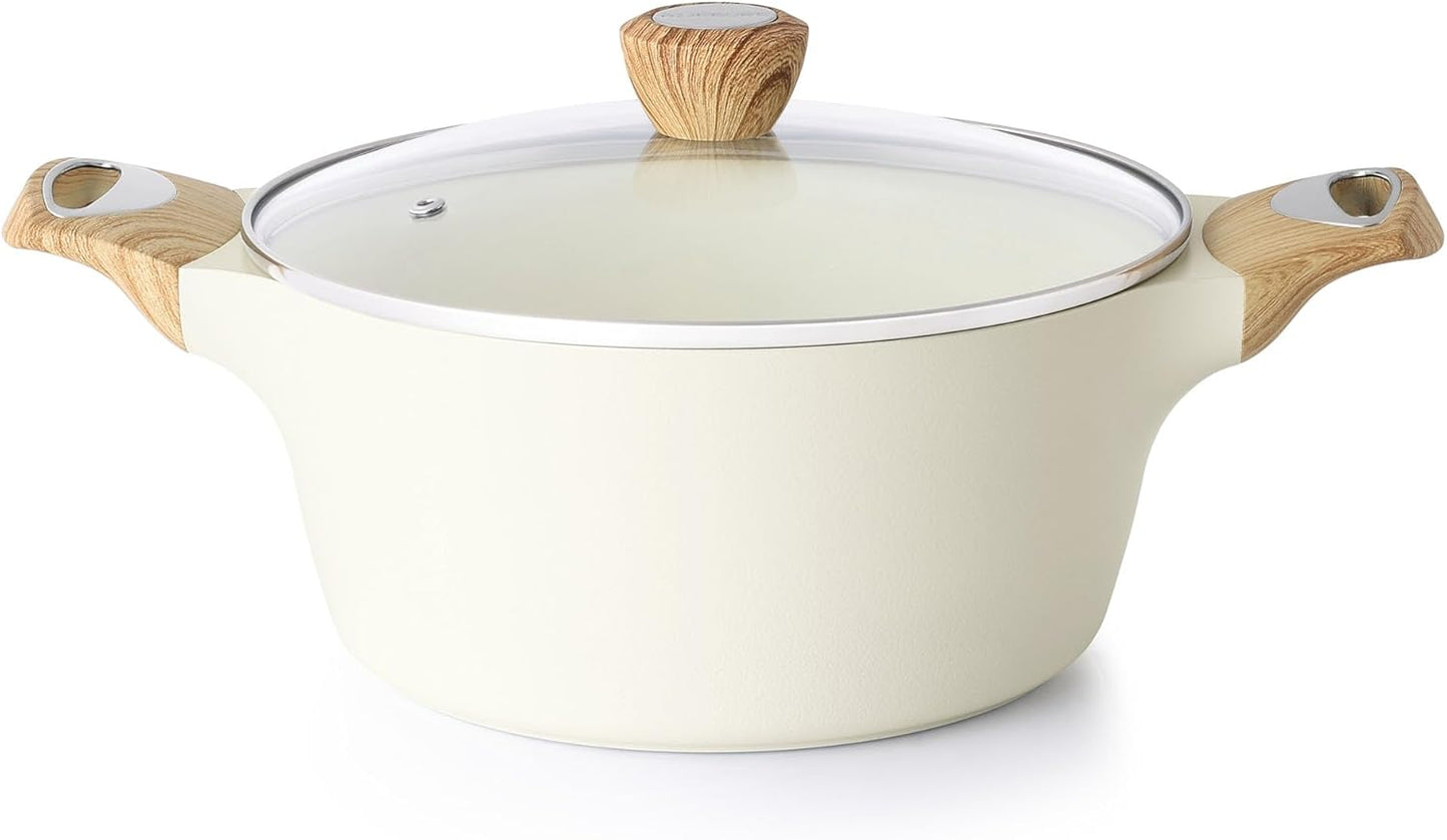SENSARTE Ceramic Nonstick Stock Pot for Healthy Cooking Needs