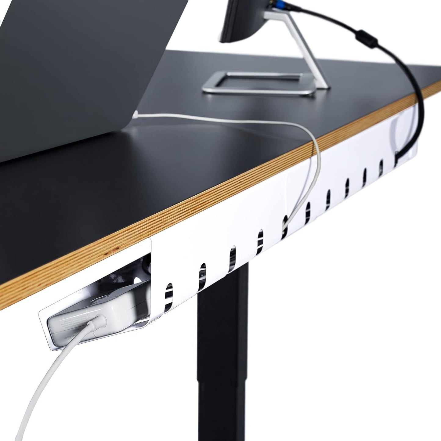 Under-Desk Cable Management Set I Neatly Organize Wires