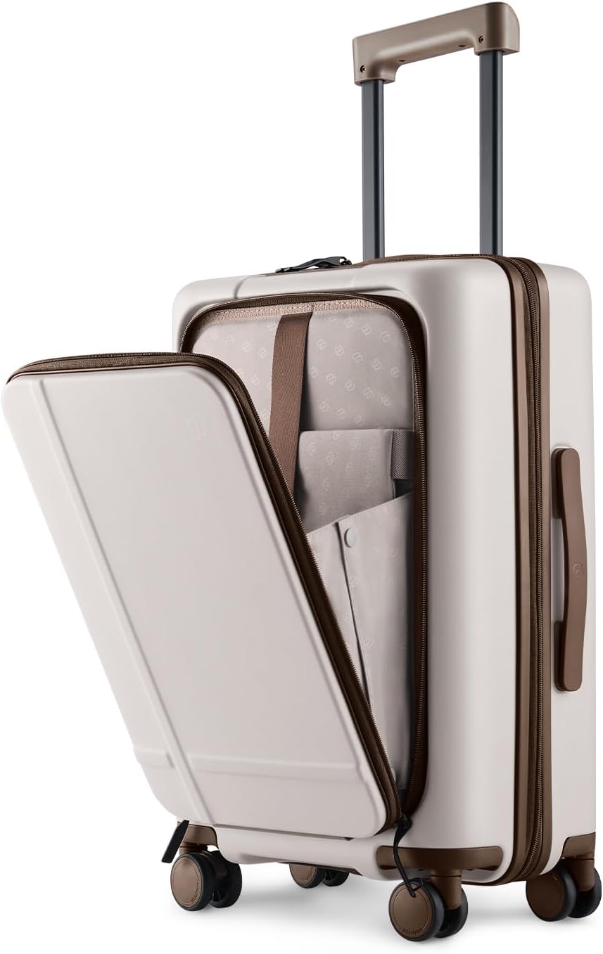 NINETYGO Carry On Luggage 22x14x9 with Eco-Friendly Design