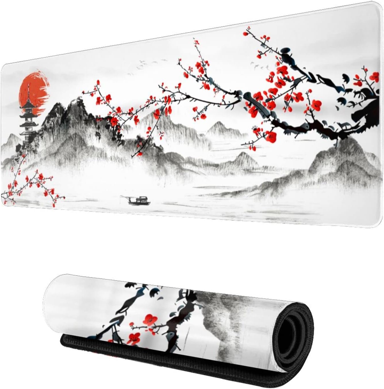 Large Cherry Blossom Gaming Mouse Pad - Non-Slip & Waterproof - Sweetshow