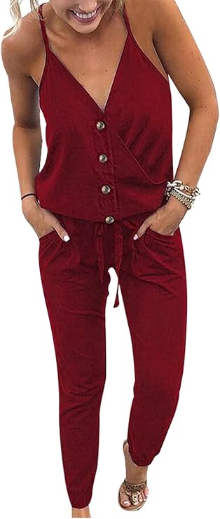 Adibosy Womens Rompers Summer Jumpsuits for Casual Comfort