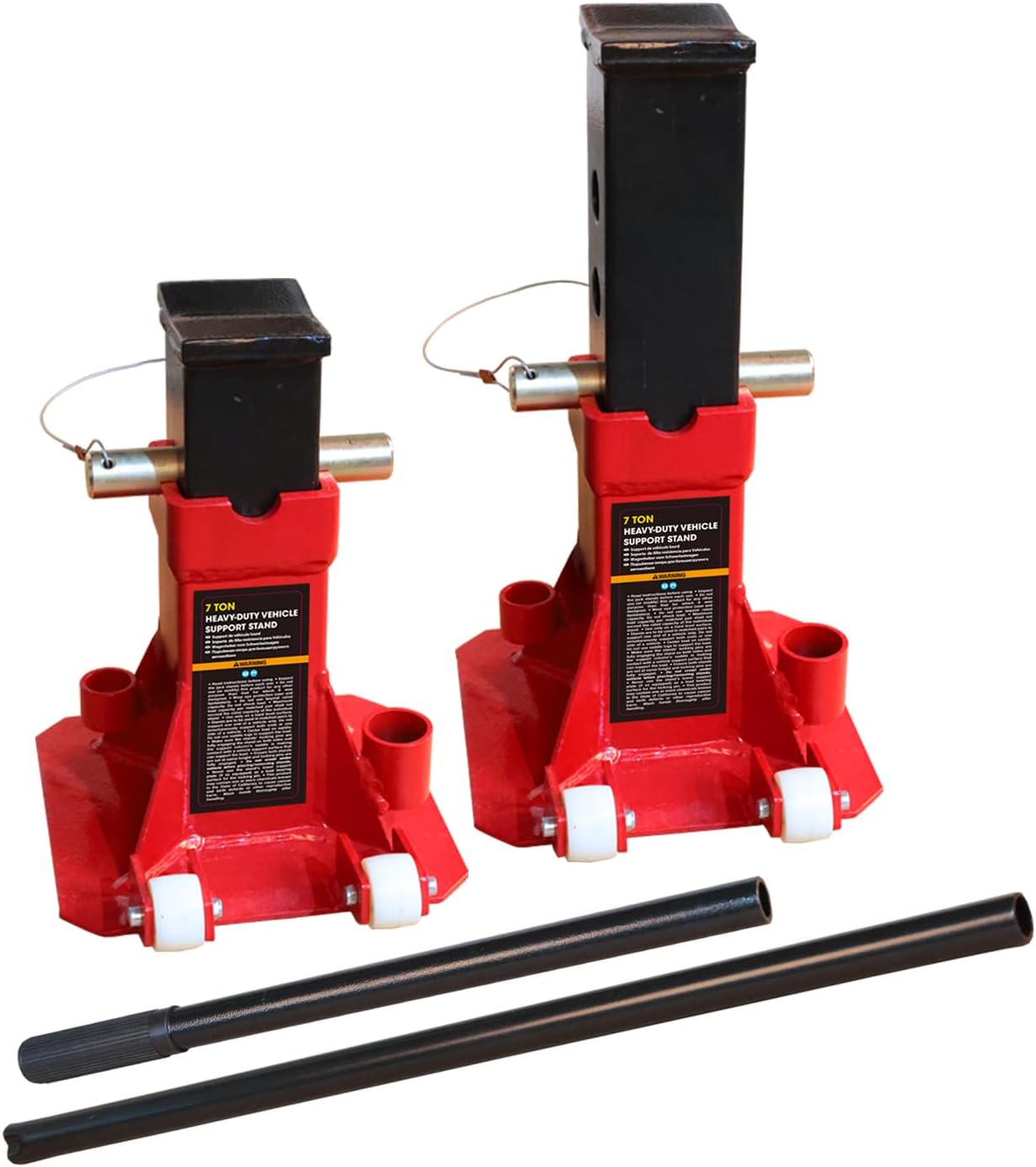 BIG RED 7 Ton Heavy Duty Jack Stands for SUVs and Trucks
