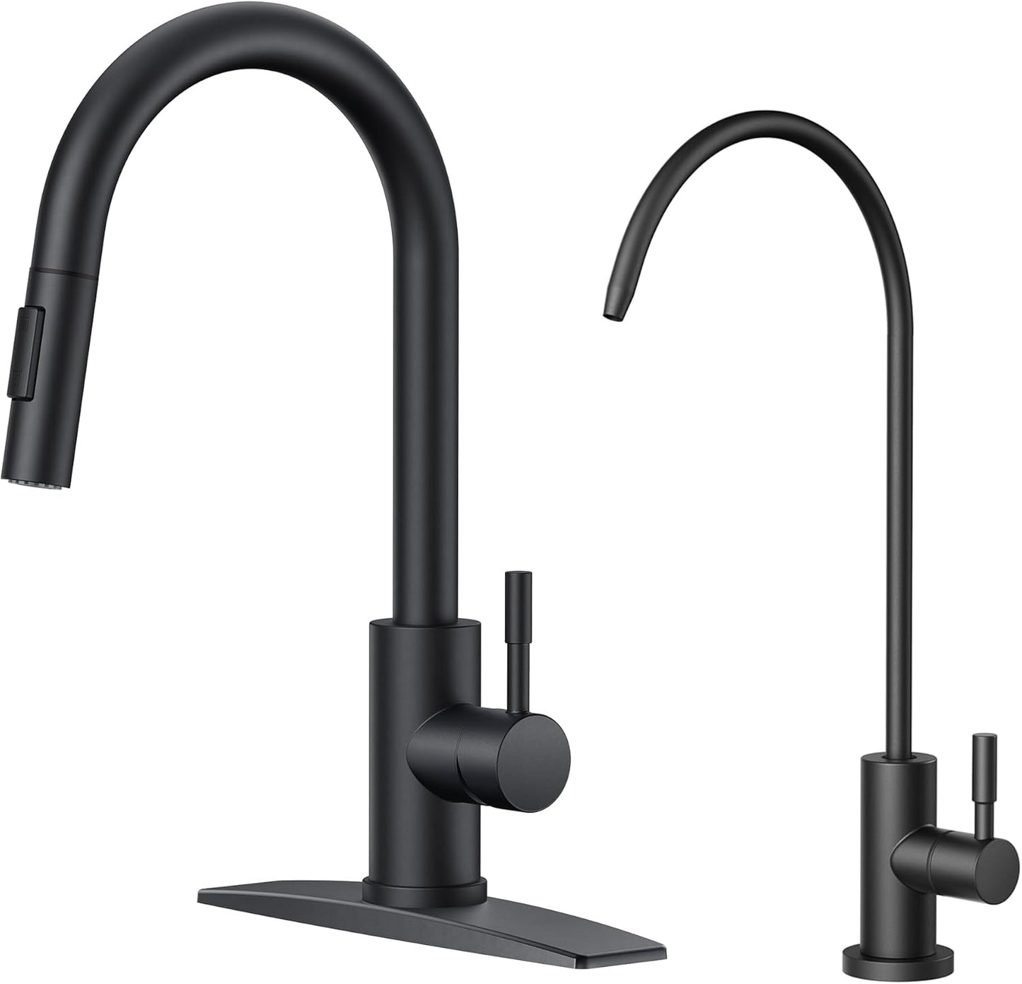 FORIOUS Kitchen Faucet Combo with Water Filter for Purified Water