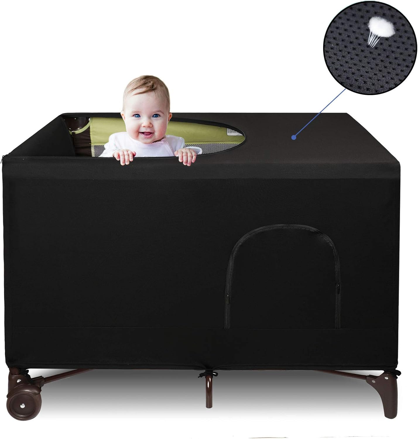 Portable Blackout Cover for Pack N Play - Ultimate Sleep Solution
