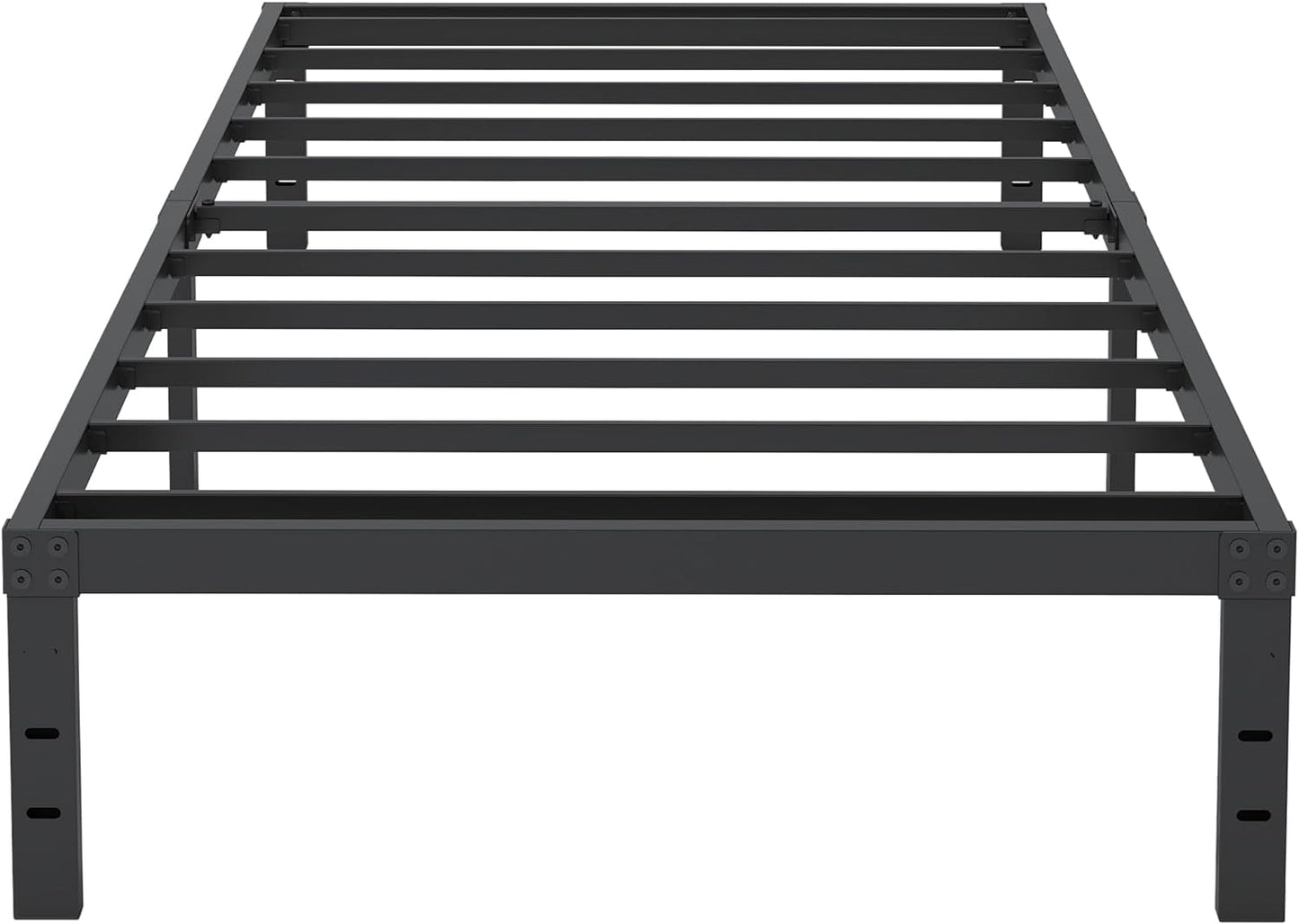 10 Inch Twin Bed Frame Heavy Duty Steel Slat Mattress Foundation
