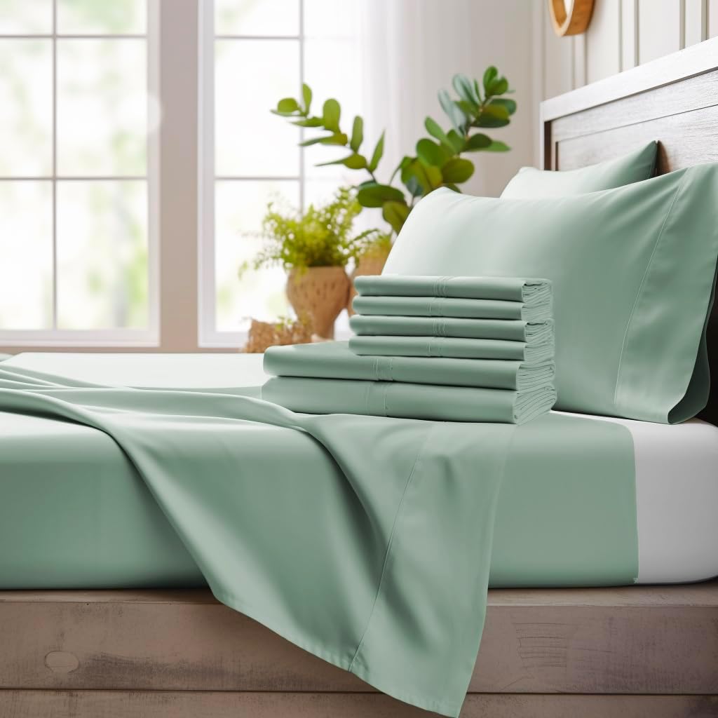 Bamboo Bay King Size Sheet Set for Hot Sleepers, Ultra Soft