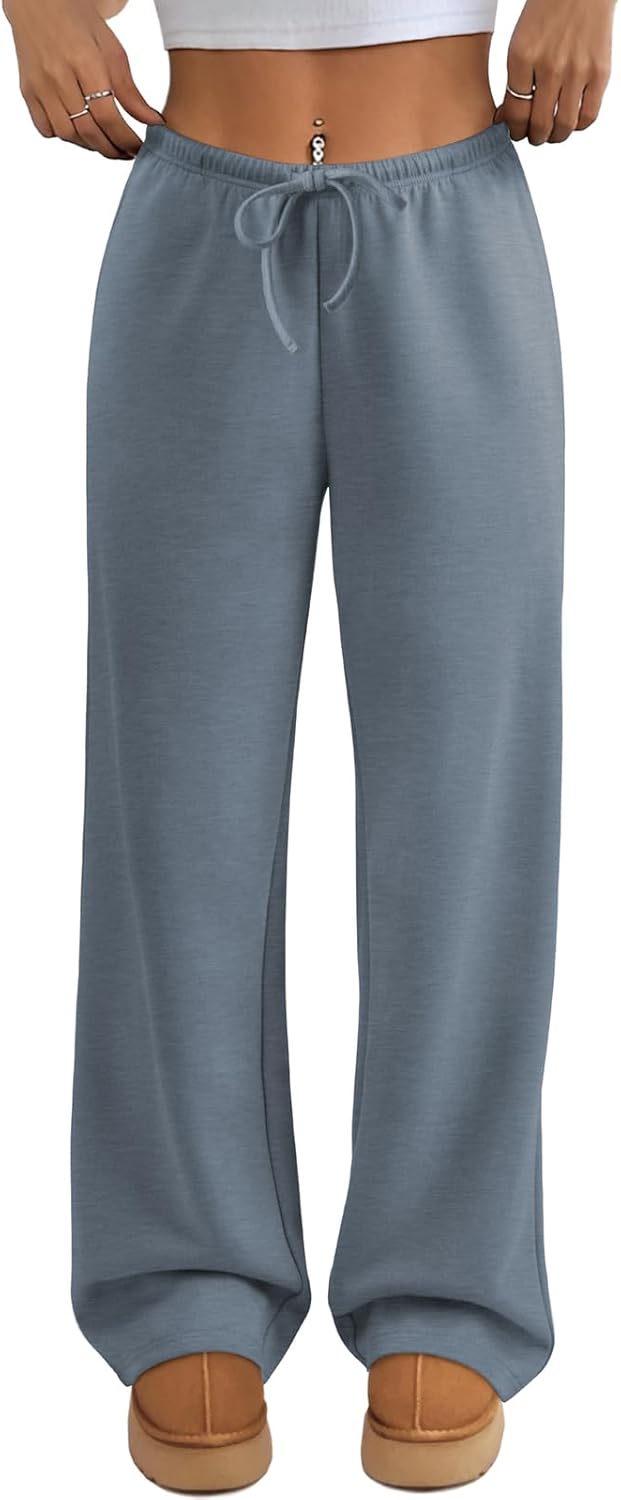ATHMILE Womens Wide Leg Sweatpants for Trendy Fall Fashion