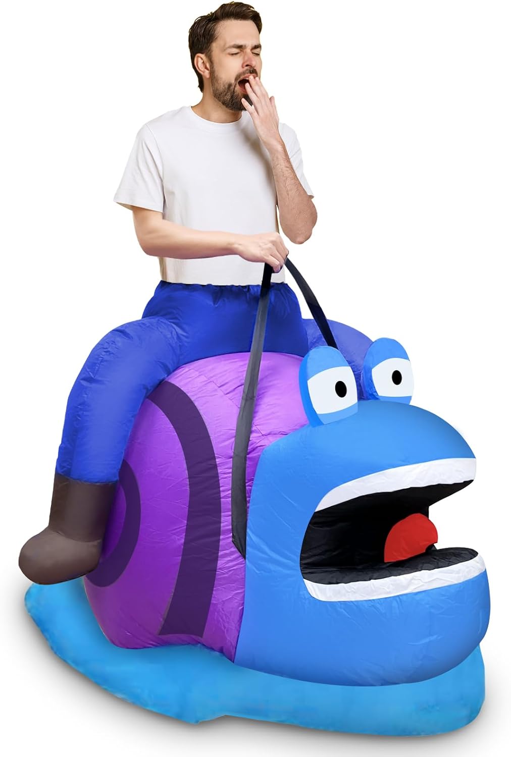 Camlinbo Halloween Inflatable Snail Costume for Fun Parties