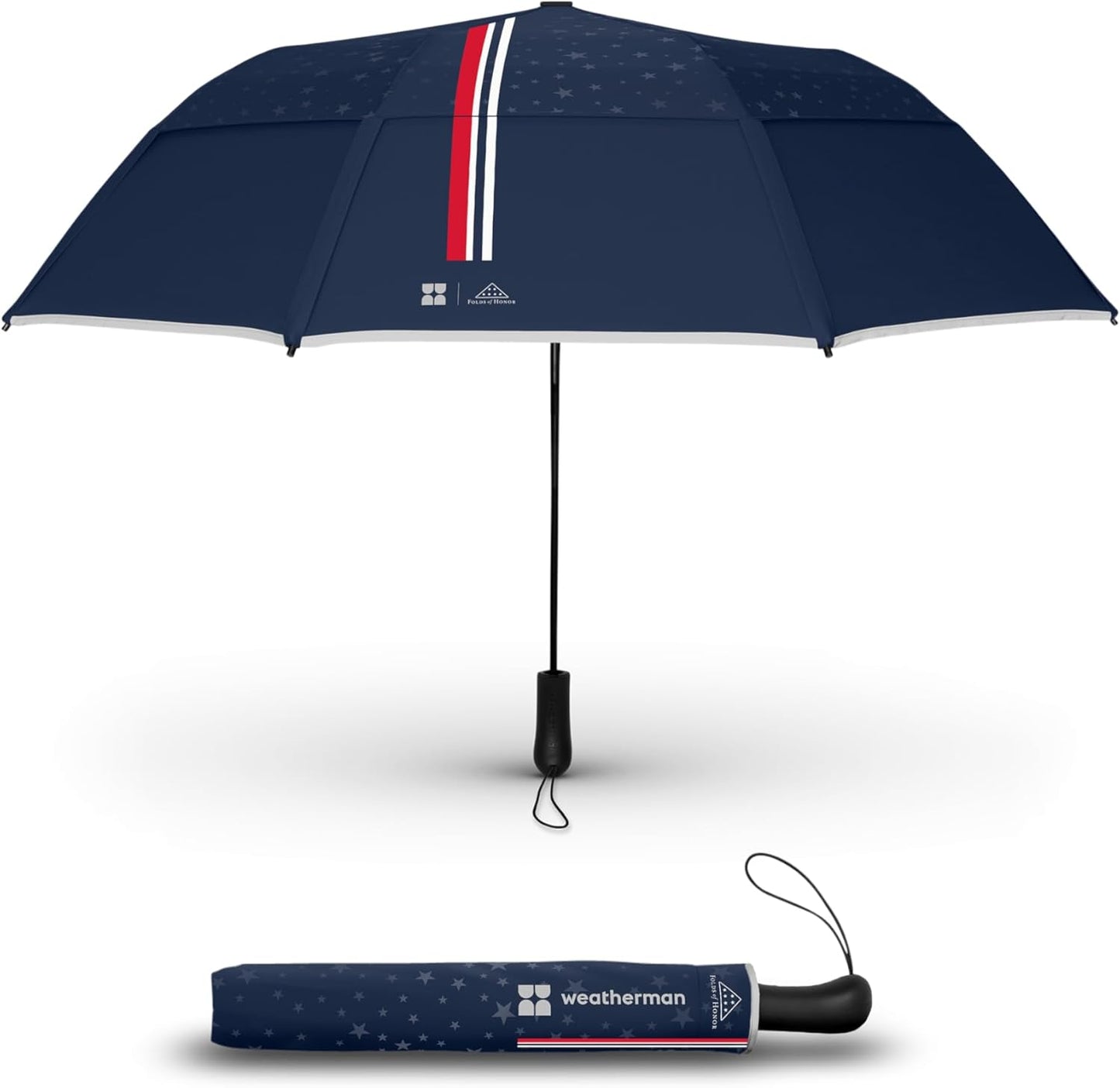 Premium Collapsible Travel Umbrella - Windproof & Compact