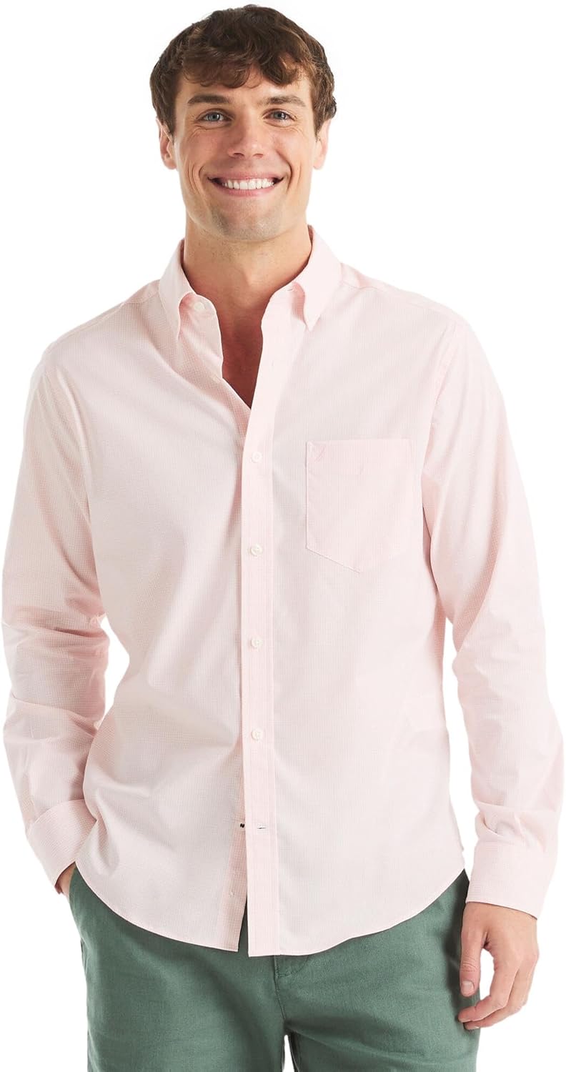 Nautica Men's Classic Button Down Shirt for Effortless Style