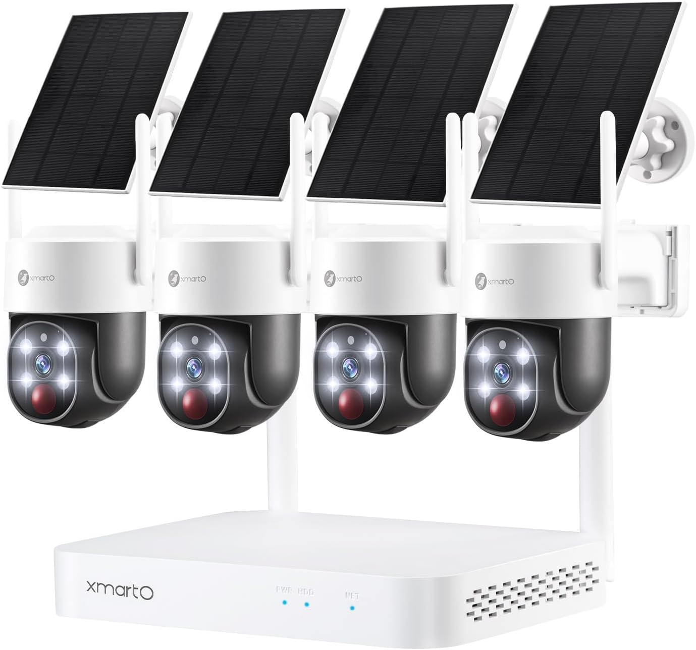 Ultimate Solar-Powered Security System - 100% Wire-Free PTZ Camera Set