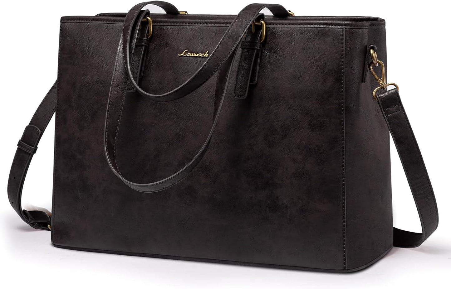 LOVEVOOK Laptop Tote Bag for 15.6 inch Laptops, Stylish & Durable